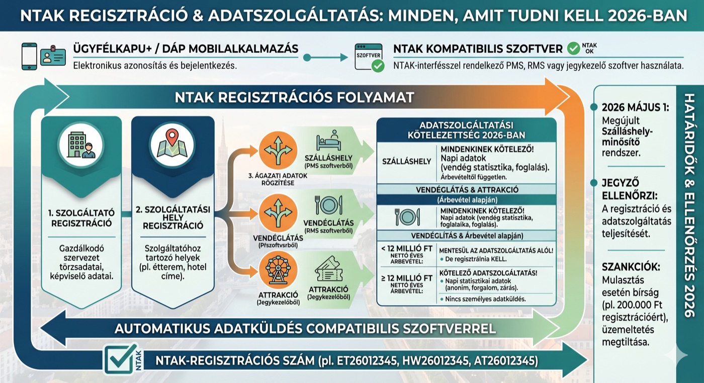 NTAK regisztráció és adatszolgáltatás 2026
